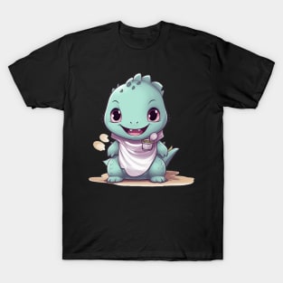 Baby Cute turquoise Godzilla T-Shirt